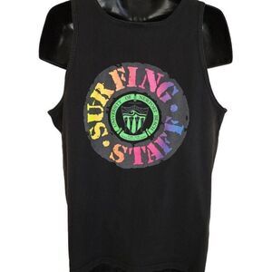 Newport Beach Surfing Tank Top Vintage 90s Surfer Surf Skate Made In USA Mens